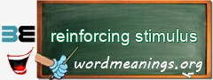 WordMeaning blackboard for reinforcing stimulus